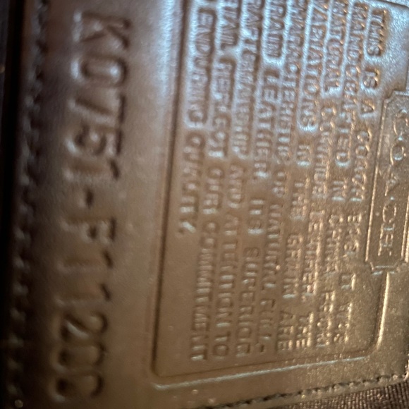 Vintage Coach Black Leather 11200 - Picture 9 of 10